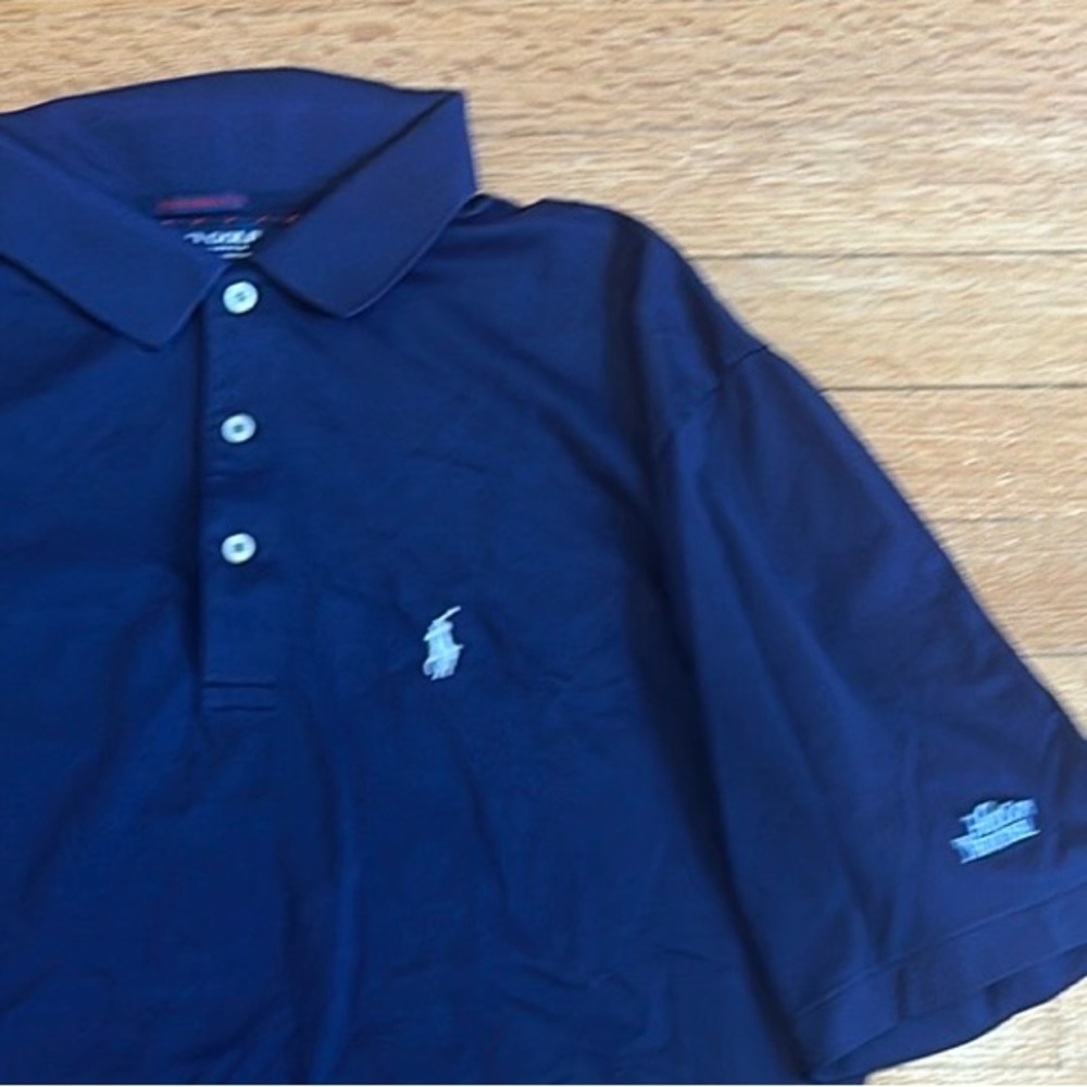 Hudson National Polo Golf Ralph Lauren Performance Navy Polo Shirt size XL